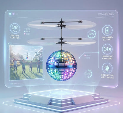 Latająca kula LED - Magiczna Zabawka Interaktywna